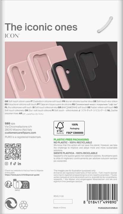 Immagine prodotto Puro Copertina posteriore (Samsung Galaxy S25 Ultra)