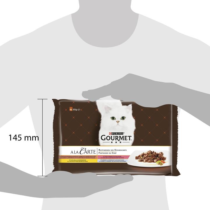 Actual product image Gourmet A la Carte Chefs Fantasies (Adult, 4 pcs., 85 g)