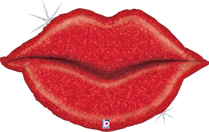 Actual product image Grabo Balloons Aluminium balloon - lips (1 x)