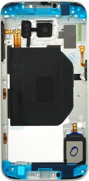 Actual product image Samsung Galaxy S6 G920F middle frame white (Galaxy S6)