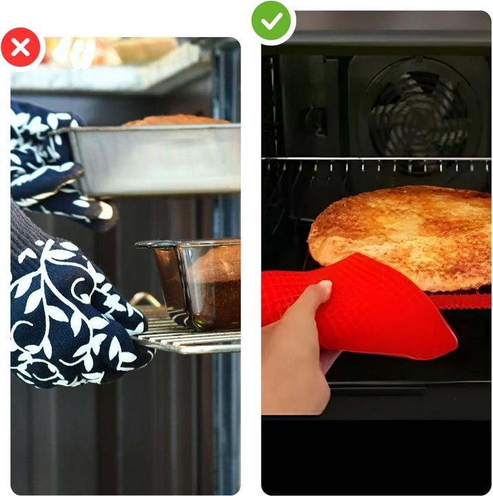 Immagine prodotto Hermex Protezione della griglia del forno Set di copertura del bordo della griglia del forno