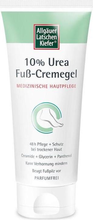 Actual product image Dr. Theiss ALLGÄUER LATSCHENKIEFER 10% Urea Fuss Cremegel, 100 ml Creme (Foot bath, 100 ml)