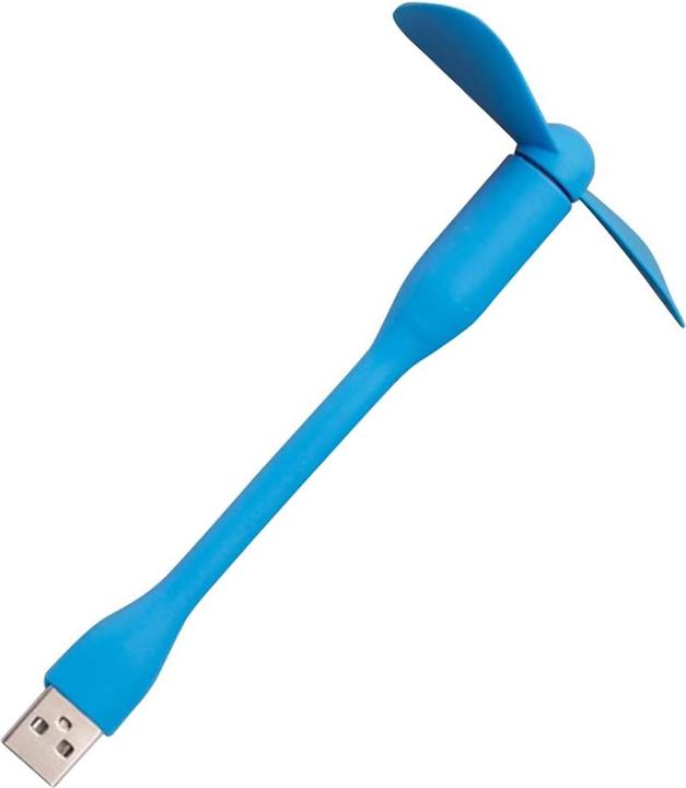 Productafbeelding Techsuit - Mini USB Fan (TUF1) - Portable, Flexible, Bendable, 5V - Blue