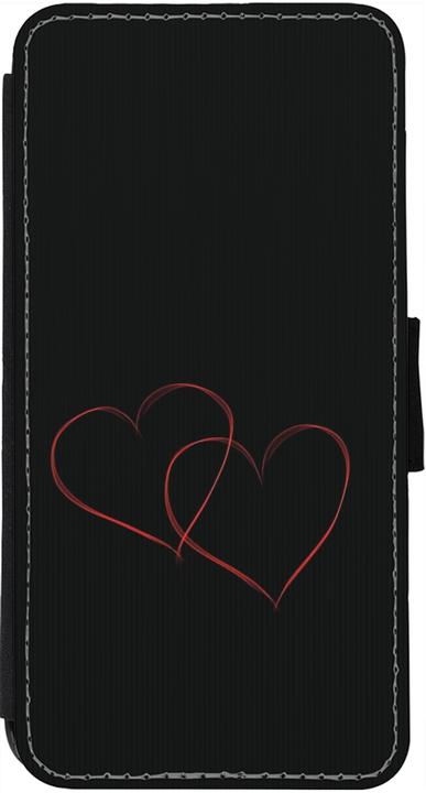 Produktbild PhoneLook Hülle Wallet schwarz Valentine 2023 attached heart (Apple iPhone 12 Pro Max)