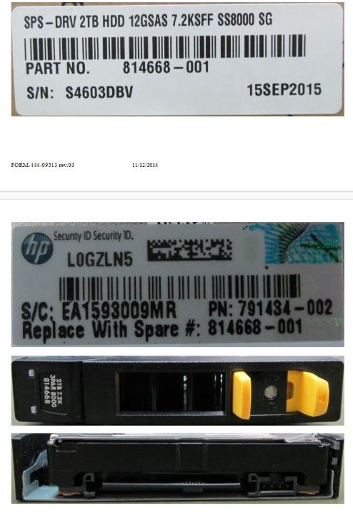 HPE DRV 2TB HDD 12GSAS 7.2KSFF (2 TB, 2.5")