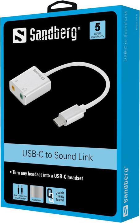 Immagine prodotto Sandberg collegamento sonoro (USB-C)