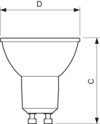 Produktbild Philips Professional CorePro LED spot (GU10, 4.60 W, 370 lm, 1 x, F)