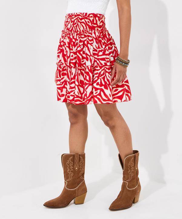 Produktbild Joe Browns Bold Abstract Animal Print Tiered Mini Skirt (44)