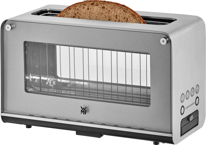 WMF Lono Glas-Toaster mit Brötchenaufsatz