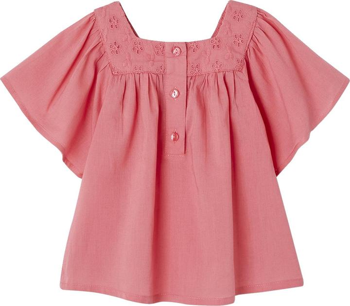 Actual product image Vertbaudet Baby blouse with eyelet embroidery (98)