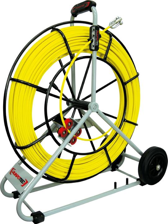 Actual product image Runpotec RUNPO 10080 GF7 glass fibre rod Ã7,5mm 100m cable pulling aid f.Rohrdm 50 120mm (100 m)