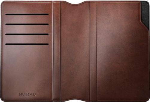 Actual product image Nomad Leather Passport Wallet Rustic Brown