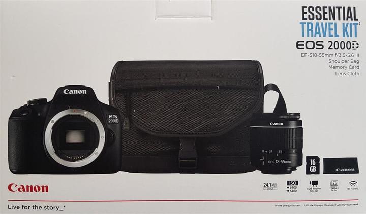 Image du produit Canon EOS 2000D (18 - 55 mm, 24.10 Mpx, APS-C / DX)
