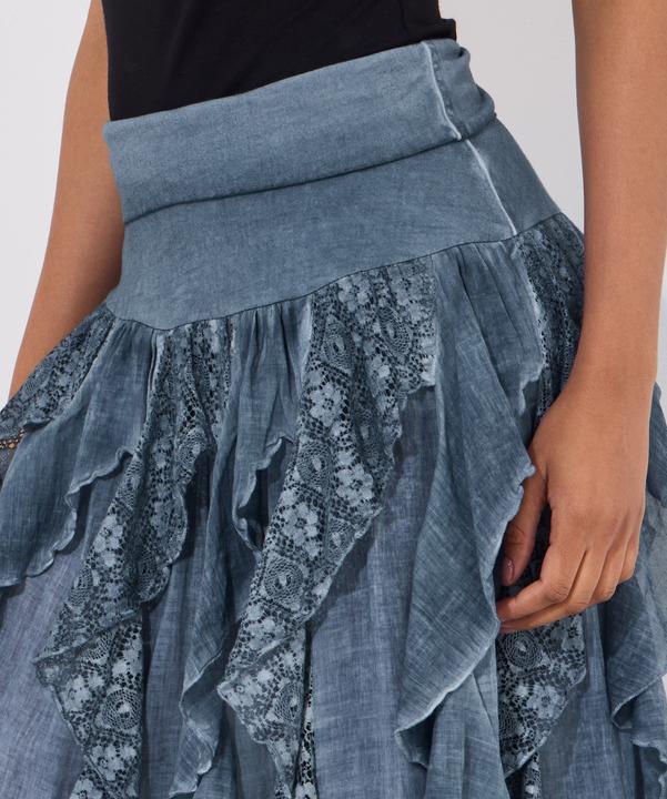 Image du produit Joe Browns Frilled Denim Look Midi Skirt (42)