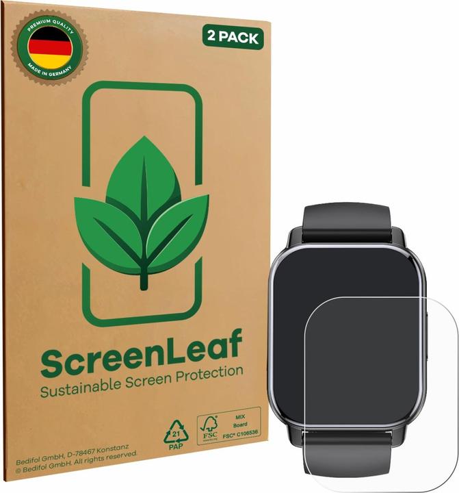 Actual product image ScreenLeaf Screen Protector sustainable Screen Protection, clear, anti-scratch