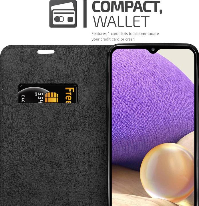 Actual product image Cadorabo Book Invisible Magnet Cover (Samsung Galaxy A32 5G)