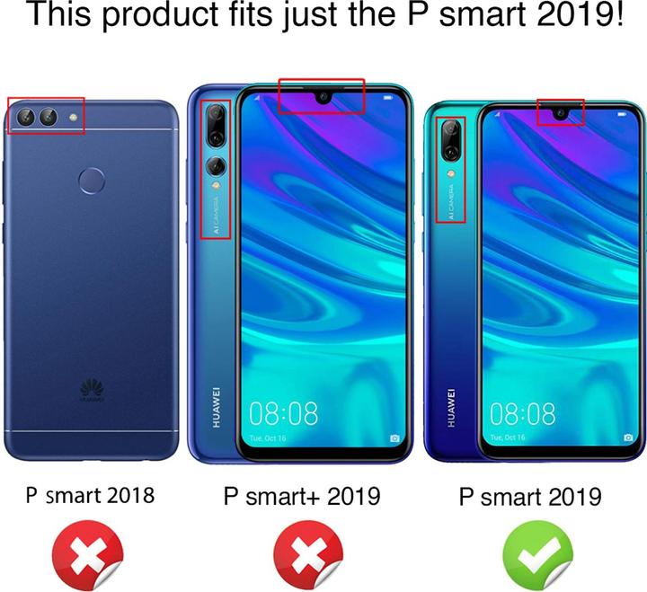 Produktbild Nalia Schutzglas (2 Stück, Huawei P Smart (2019))