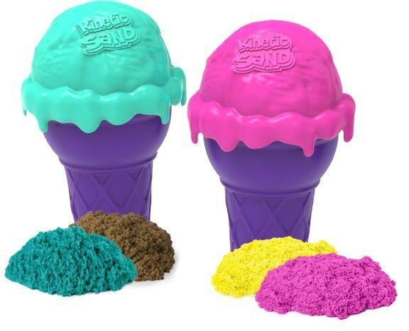 Actual product image Spin Master 6058757 KINETIC SAND Coni Gelato Ass.to sabbia cinetica, sabbia colorata