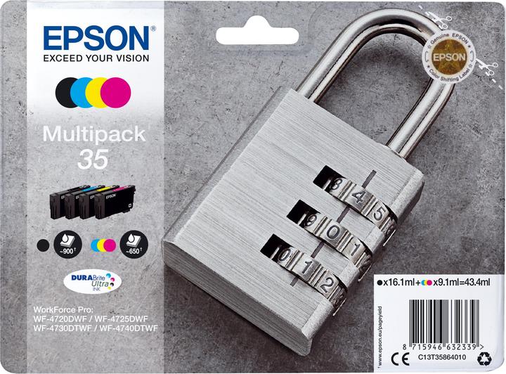 Immagine prodotto Epson Inchiostro/35 Lucchetto CMYK SEC (M, FC, Y, C)