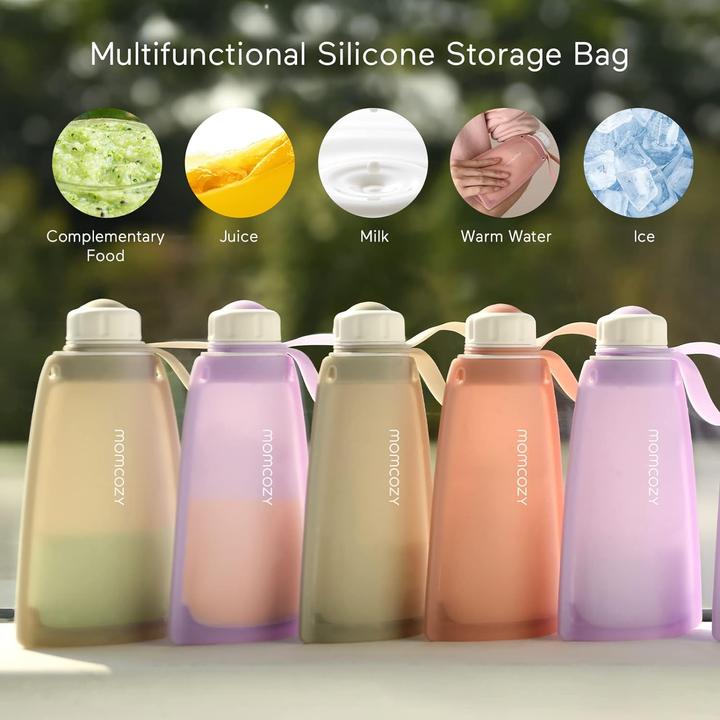 Produktbild Momcozy Silikon-Milchaufbewahrungsbeutel