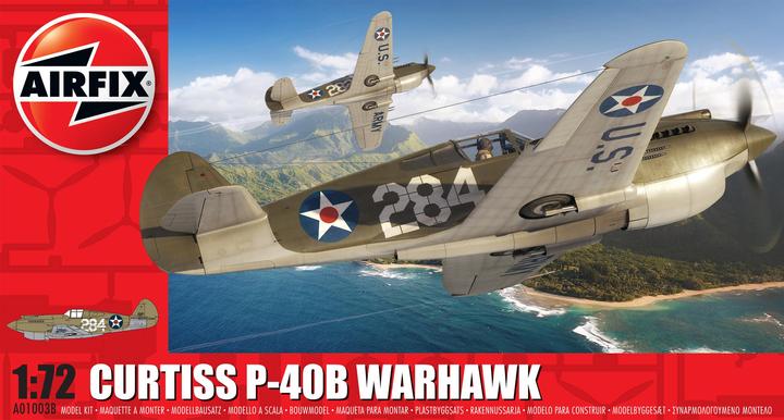 Image du produit Airfix Kit de construction Curtiss P-40B Warhawk 1:72