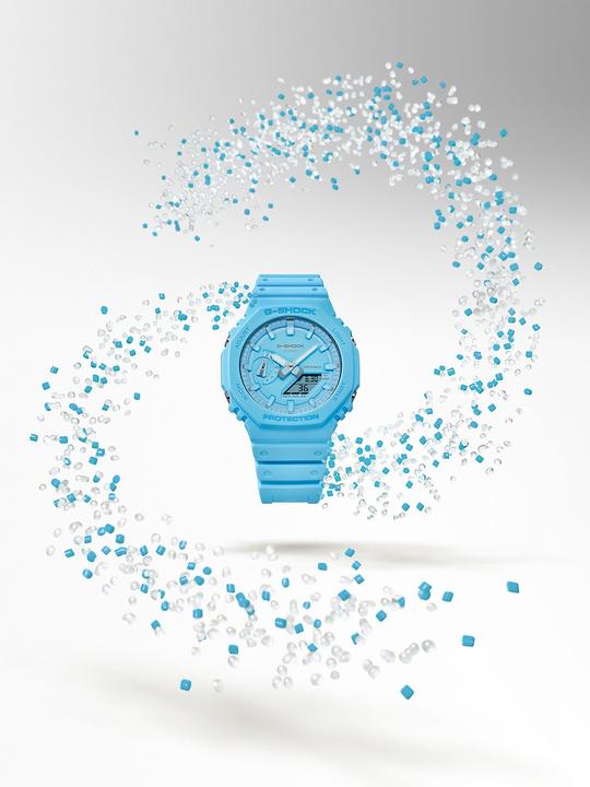Actual product image G-Shock GA-2100-2A2 (Digital watch, Analogue wristwatch, 45 mm)