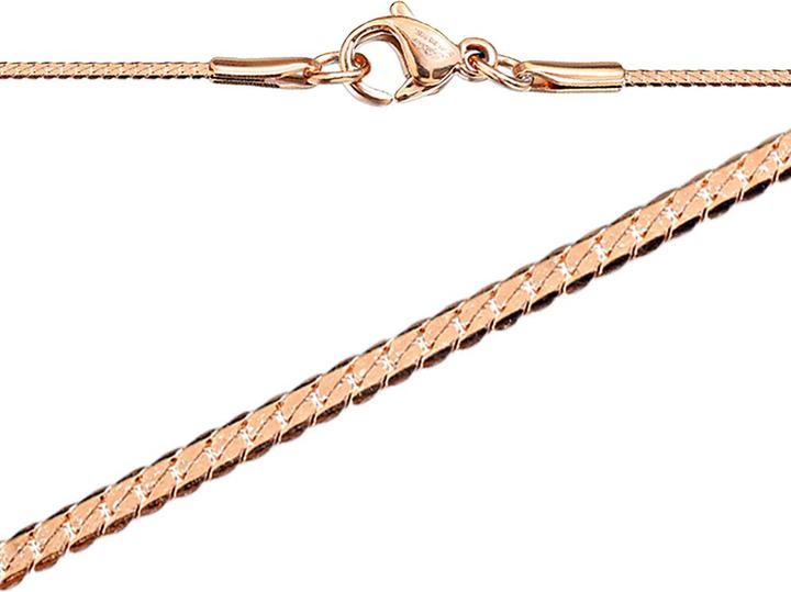 Image du produit Star Piercing Kette flach rosegold (sans laiton, Acier chirurgical 316L)