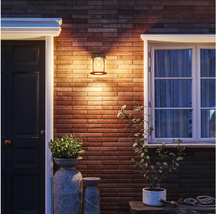 Immagine prodotto Philips Lighting Geri 929004633001 Solar-Aussenwandleuchte 3.2 W Warmweiss Schwa (470 lm, IP44)