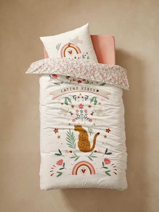 Image du produit Vertbaudet Parure de lit enfant LATINO VIBES en coton recyclé