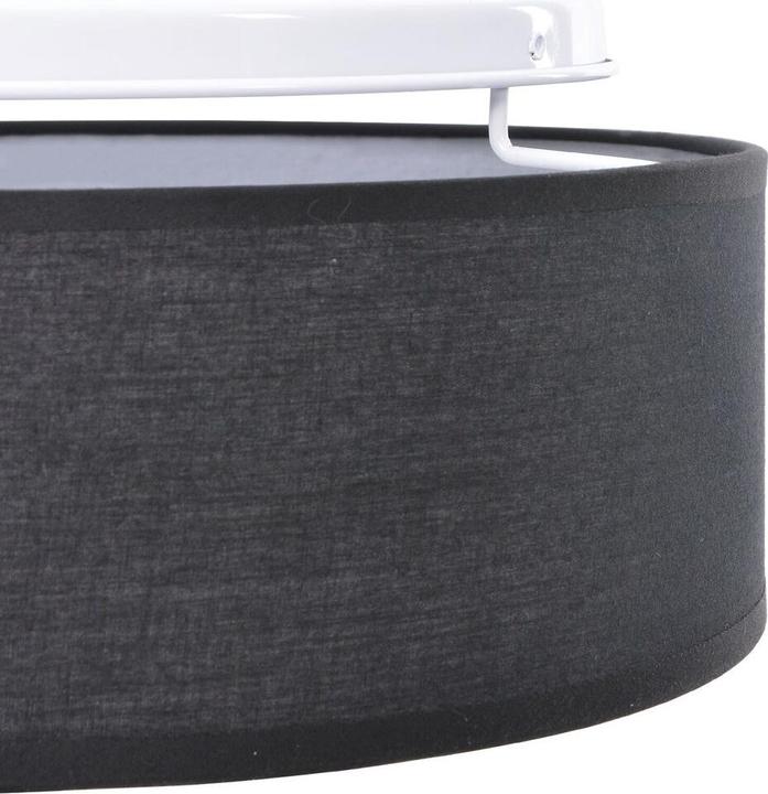 Actual product image VidaXL Deckenlichter Flush Mount Schwarz Ø 38 cm Stoff E27