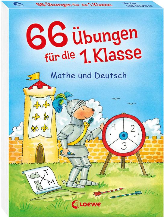Actual product image 66 Übungen für die 1. Klasse. Mathe und Deutsch (German, Roland Volk, Sabine Kalwitzki, 2011)