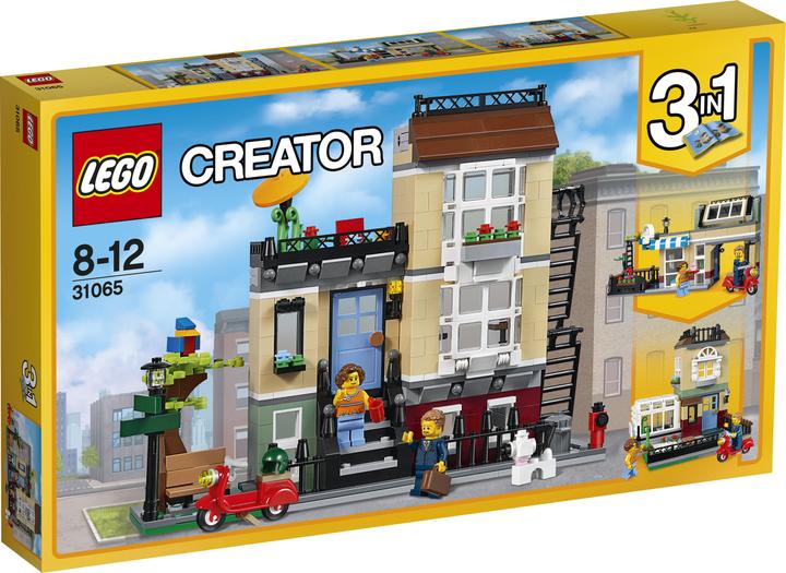 Actual product image LEGO Creator townhouse on Parkstrasse (31065, LEGO Creator Expert)