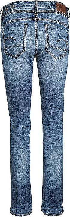 Image du produit G-Star Midge Zip Mid Straight Jeans medium indigo aged (W30/L30)