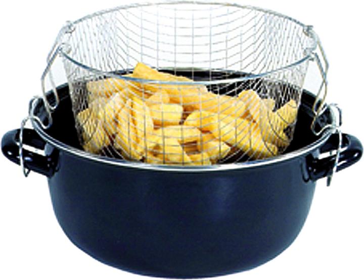 Produktbild Krüger Pommes-Frites-Topf (26.70 cm, Bräter + Schmortopf, Edelstahl)