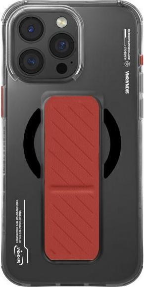Actual product image Skinarma case Axon iPhone 16 Pro Max 6.9" Magnetic Charging + Grip Stand black (Apple iPhone 16 Pro Max)