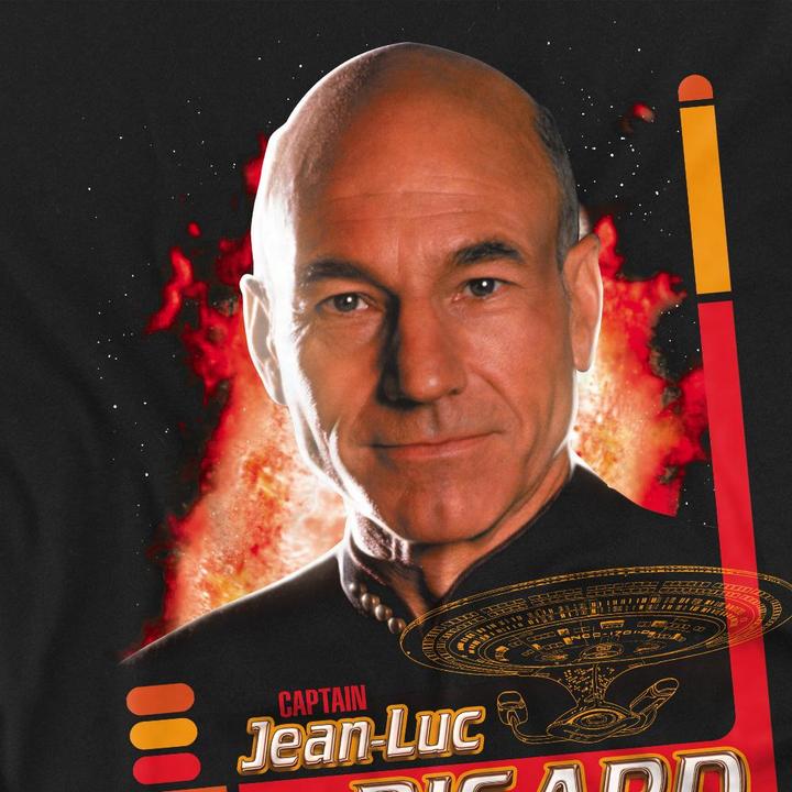 Actual product image Mens Jean-Luc Picard T-Shirt (4XL)