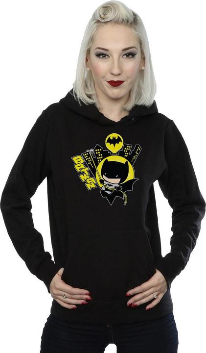 Immagine prodotto Chibi Batman Swinging Felpa con Cappuccio Donna (XXL)