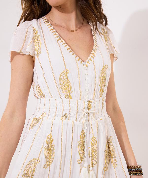 Immagine prodotto Joe Browns Summer Evening Cap Sleeve Shirred Waist Crinkle Dress (10)