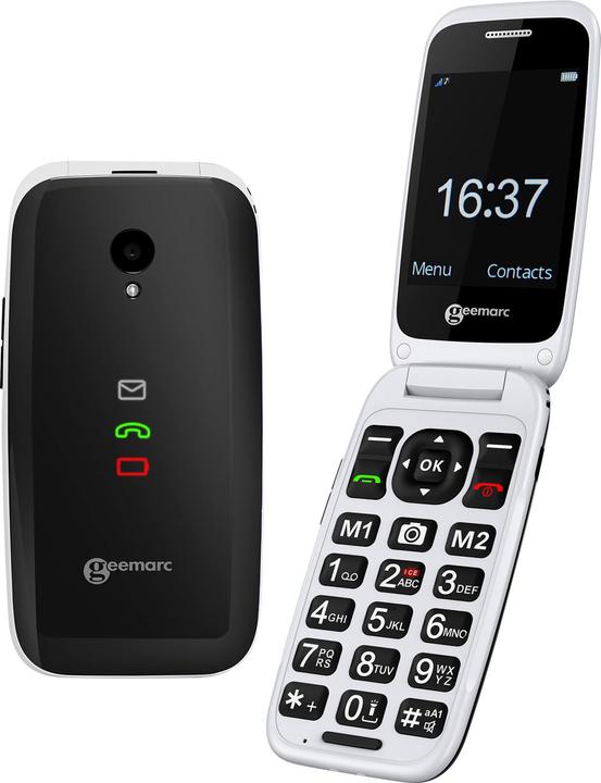 Actual product image Geemarc CL8700 Senior flip mobile phone 4G with camera (8700", 4G)