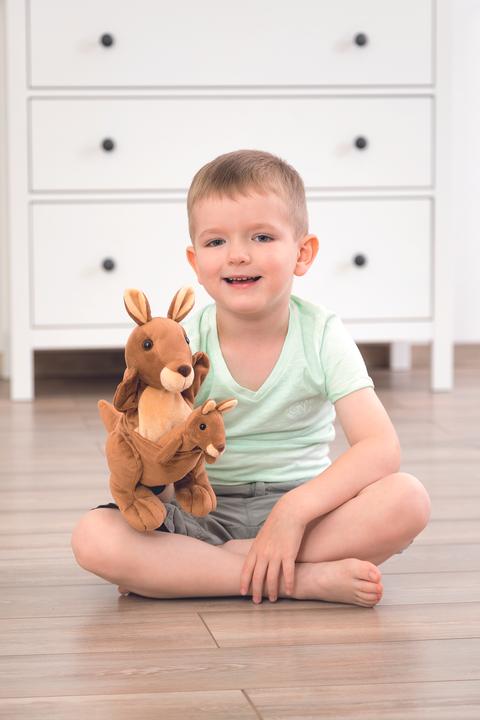 Actual product image Beleduc Hand puppet mother / child kangaroo Kanga & Juju