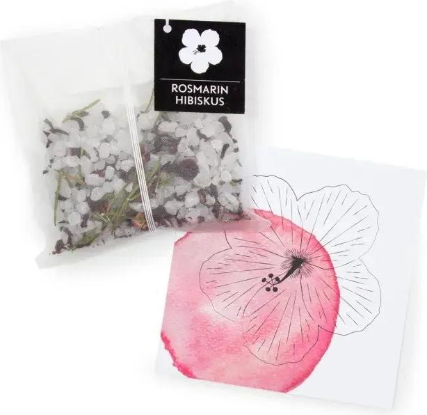 Actual product image Fidea Design Fleurs de Bain Rosemary & Hibiscus (Bath salts)