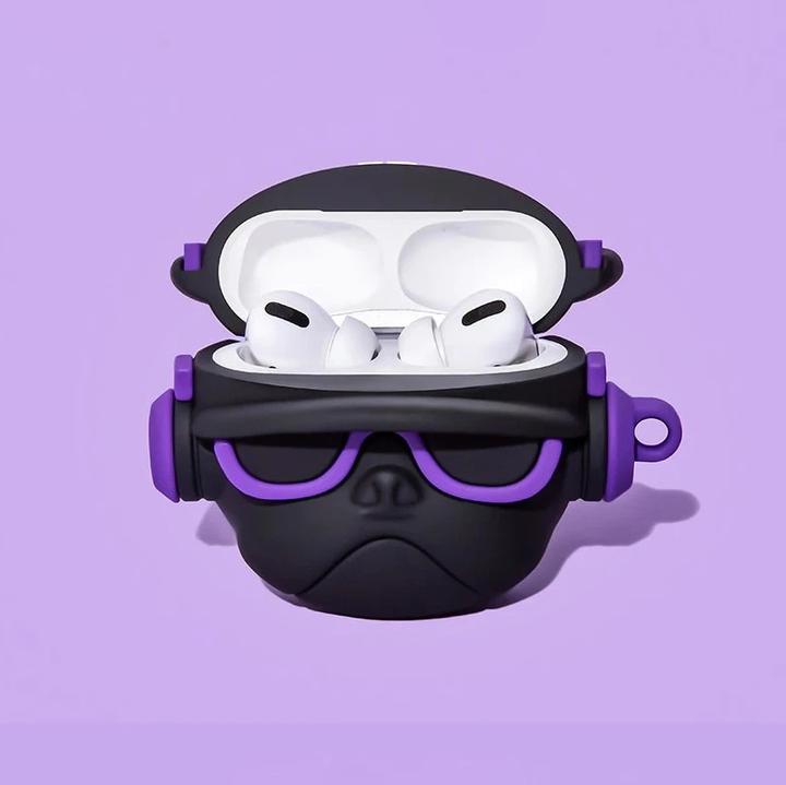 Immagine prodotto PhoneLook Coque Hip-hop Bulldog lunette de soleil écouteur (Borsa per cuffie)