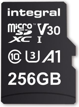 Actual product image INMSDX256G-100V30 256GB MICRO SD CARD MICROSDXC UHS-1 U3 CL10 V30 A1 UP TO 100MBS READ 45MBS WRITE (256 GB, microSD, U3, UHS-I)