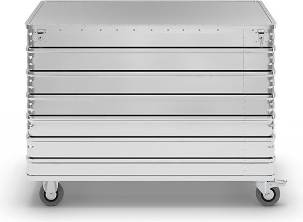 Actual product image Gmöhling Aluminum box truck, solid wall (250 kg)