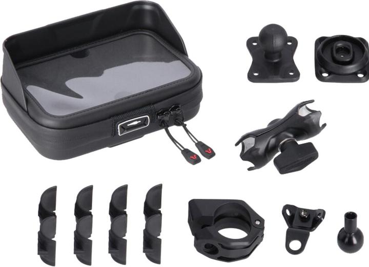 Actual product image Sw Motech Universal Navi Kit with Navi Case