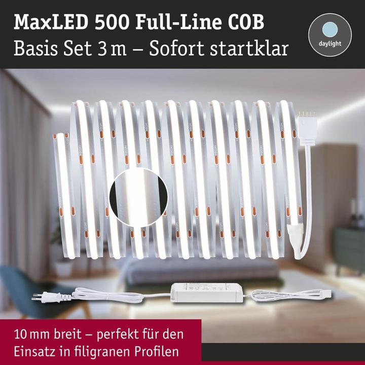 Actual product image Paulmann MaxLED 500 Full-Line COB Stripe Set (Daylight, 300 cm, Indoor)