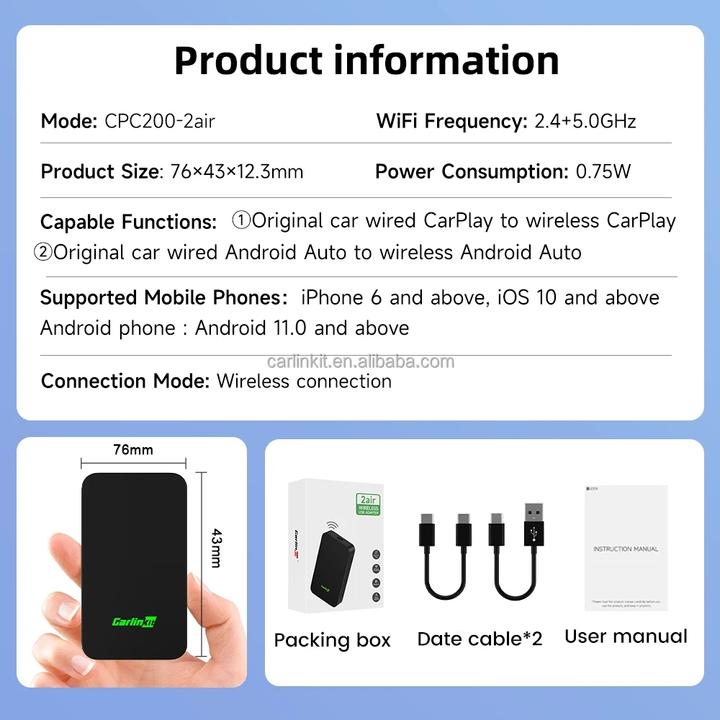Immagine prodotto Carlinkit 5,0 CPC200-2air