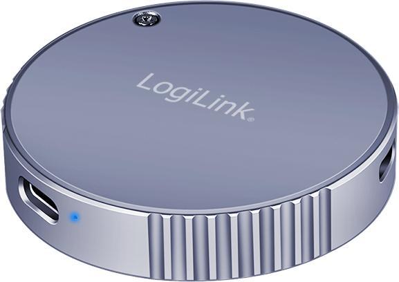 Actual product image LogiLink Magnetisches USB 3.2 Gen2 SSD-Gehäuse, 100 W PD, MagSafe-kompatibel, Spacegrau (M.2)