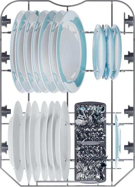 Produktbild Candy Rapidò CF0C7SB0FX Freistehender Geschirrspüler 45