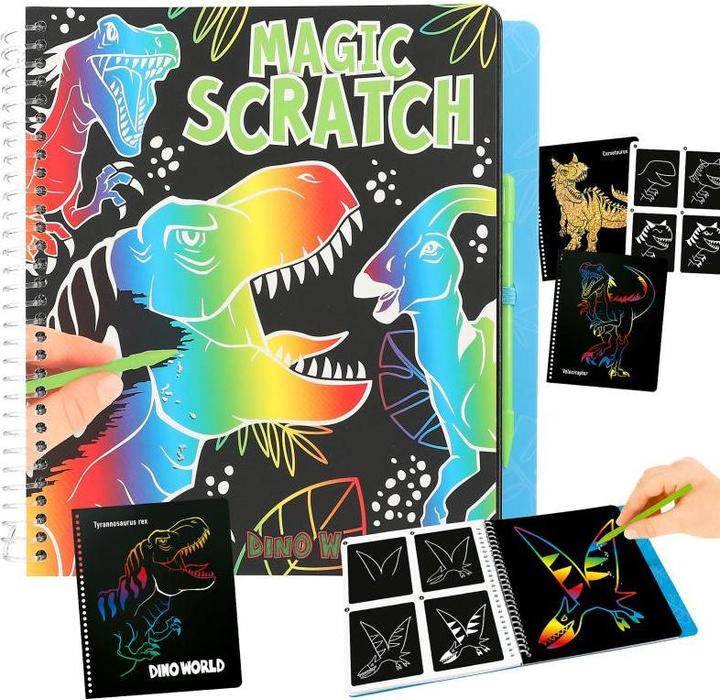 Actual product image Dino World - Magic Scratch Book ( 0412732 )